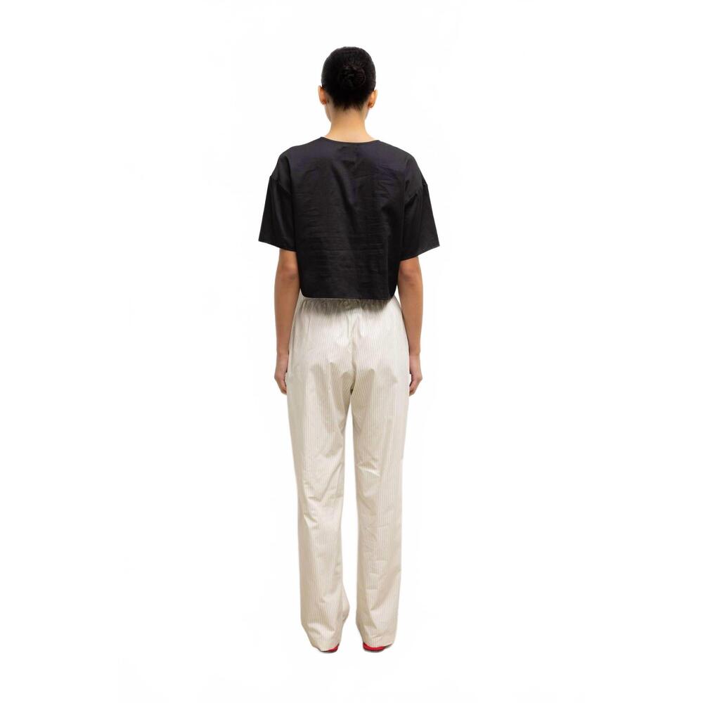 NEW LESET yoko tie cropped top in black - Picture 3 of 4